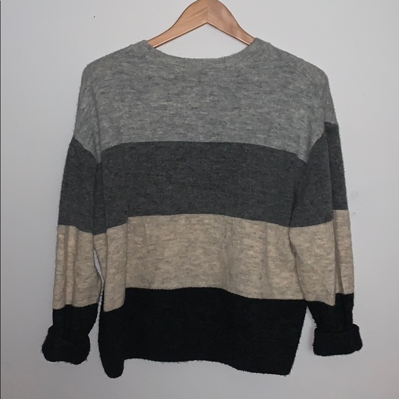 H&M Striped Neutral Sweater - Picture 3 of 3